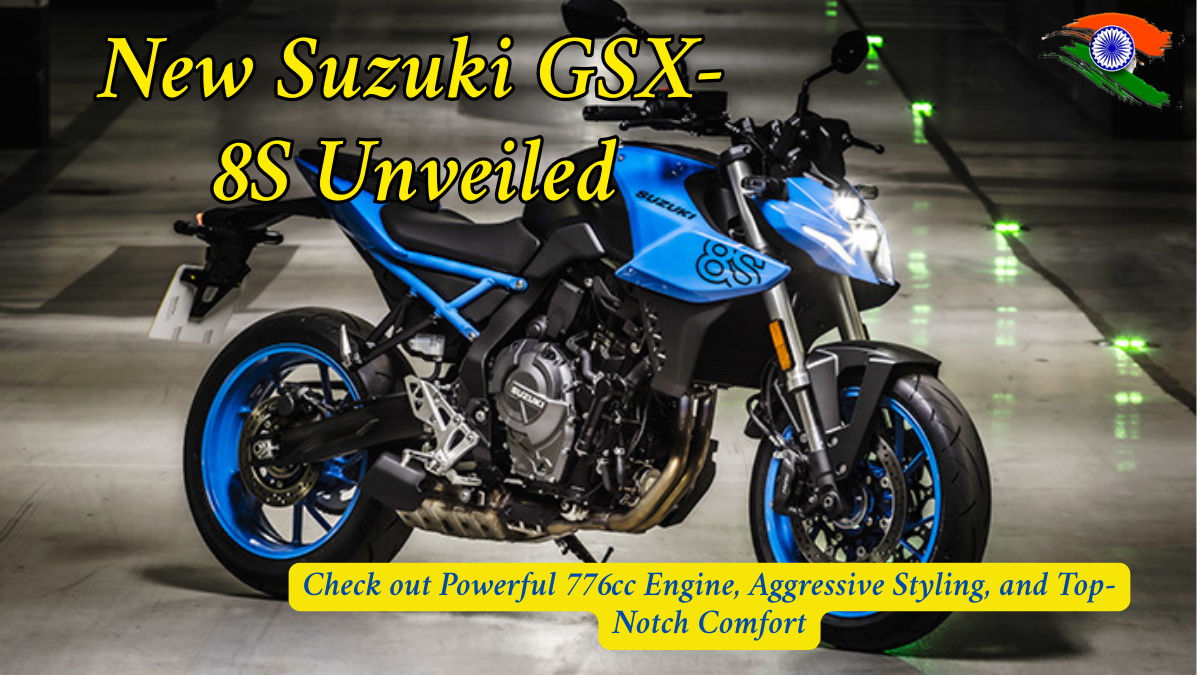New Suzuki GSX-8S Unveiled: Powerful 776cc Engine, Aggressive Styling, and Top-Notch Comfort