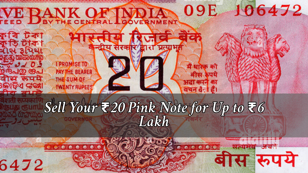 ₹20 Pink Note with 786 Serial Number